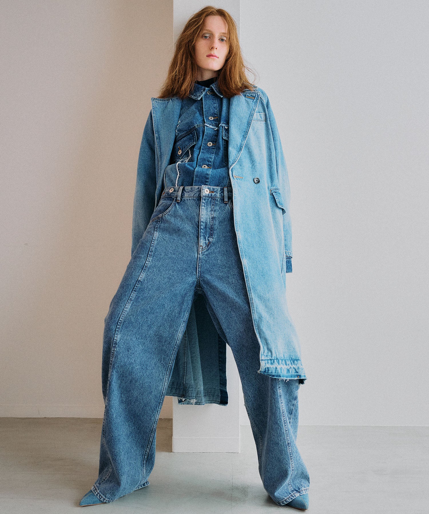 2way Waist Denim Pants