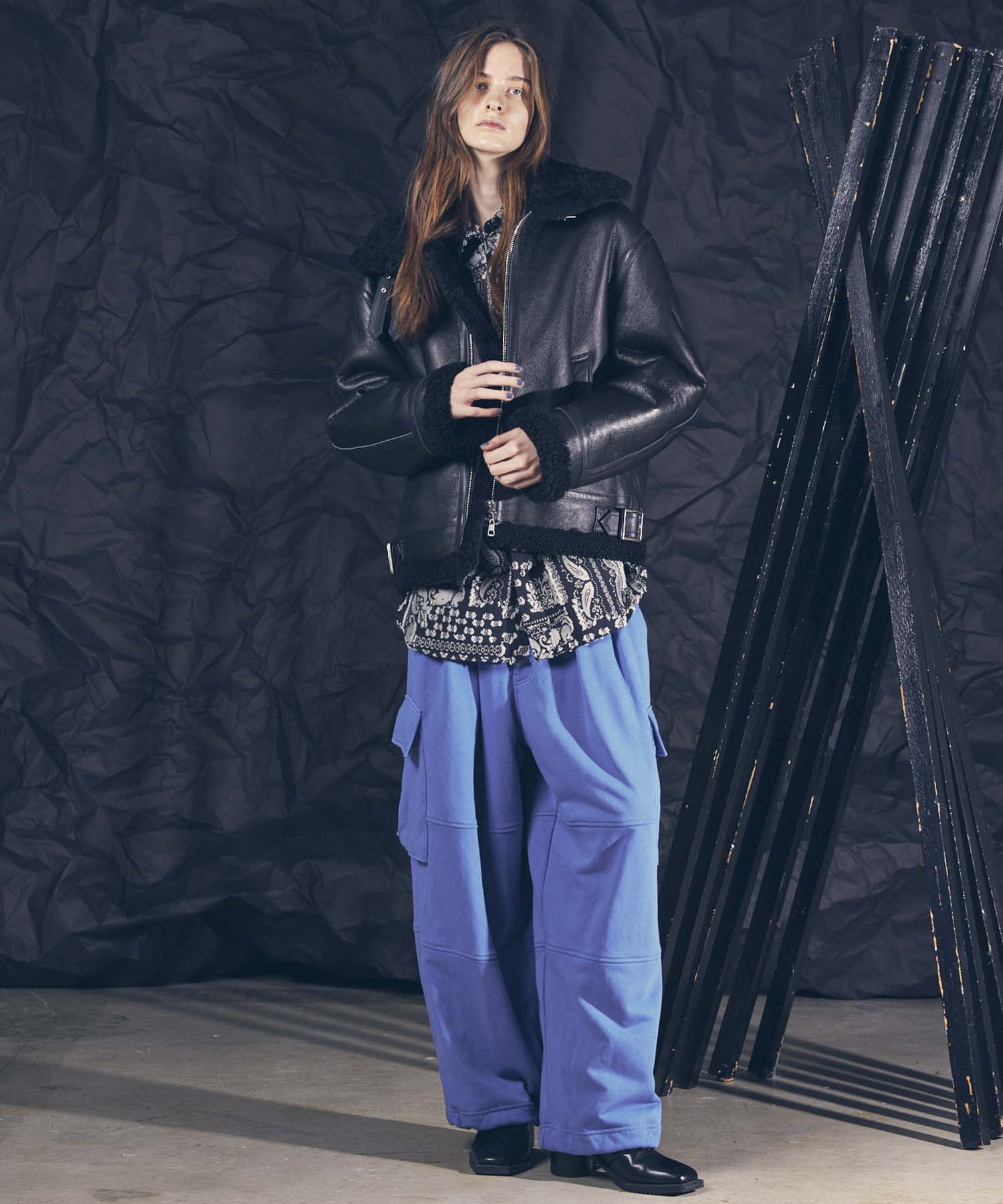 Heavy-Weight Sweat Prime-Wide Cargo Pants