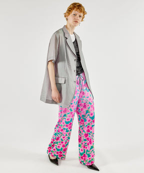 【SALE】Gradation Flower Pattern Easy Pants