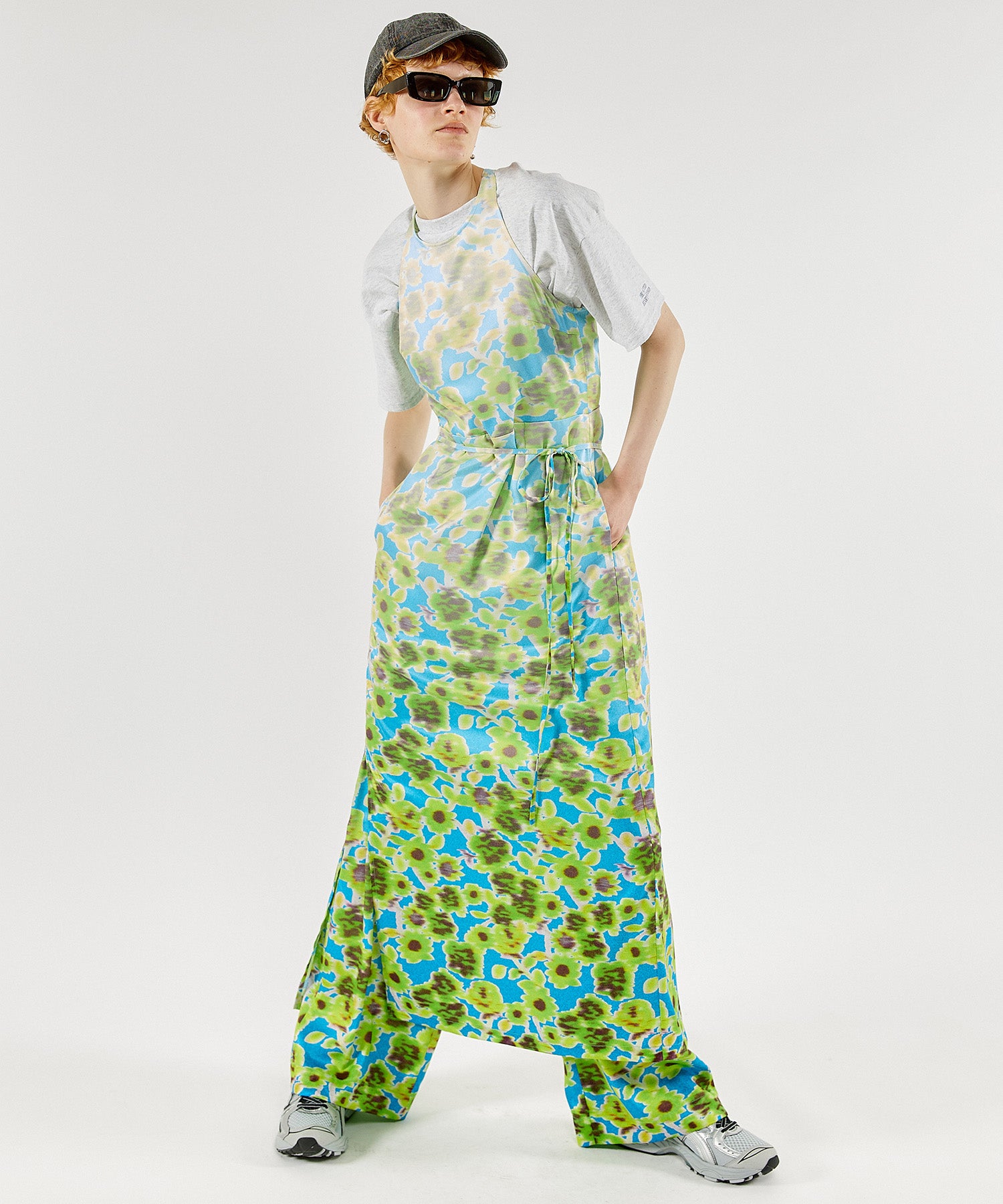 【SALE】Gradation Flower Pattern Easy Pants