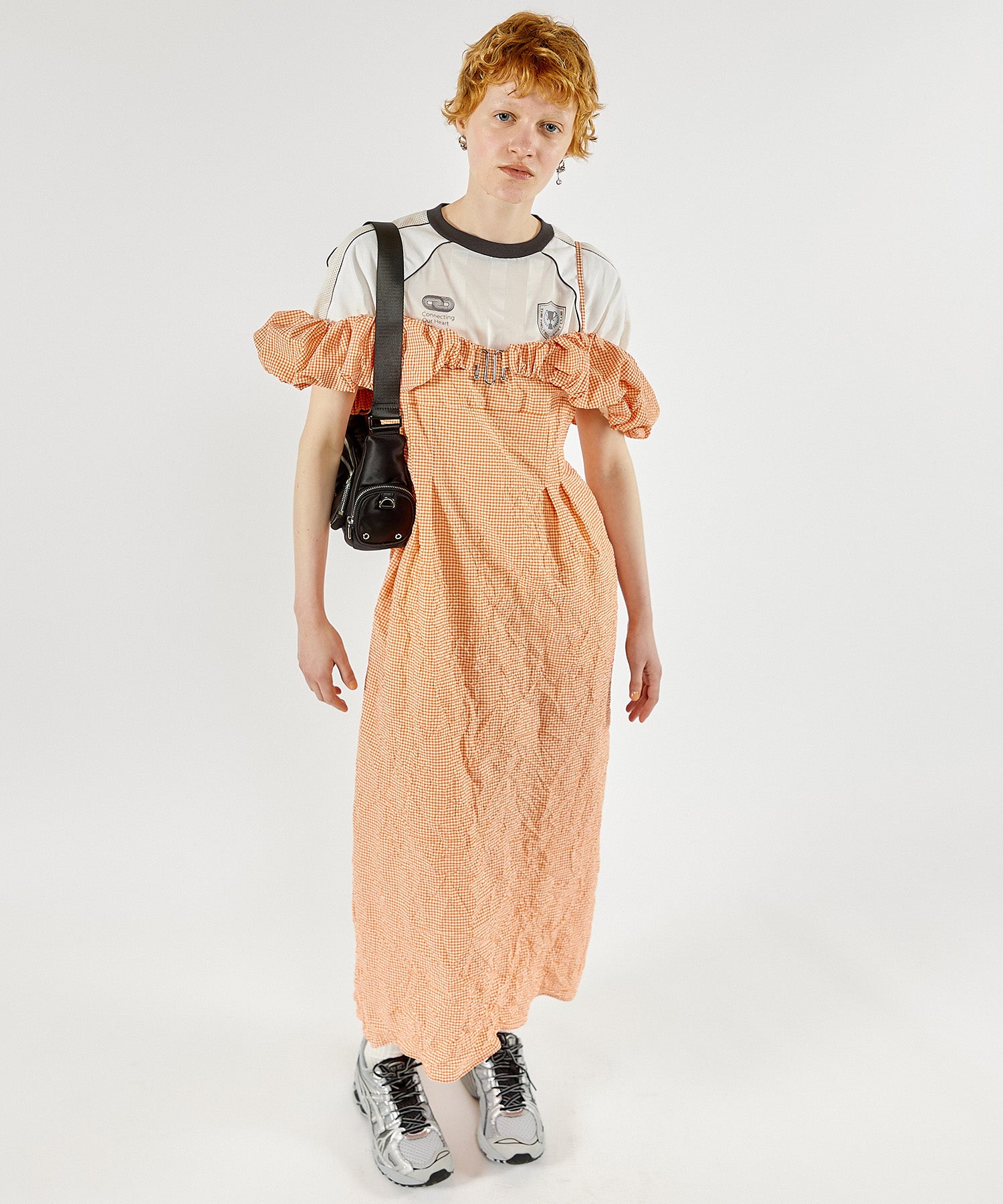 【SALE】Washer Processing Camisole Dress