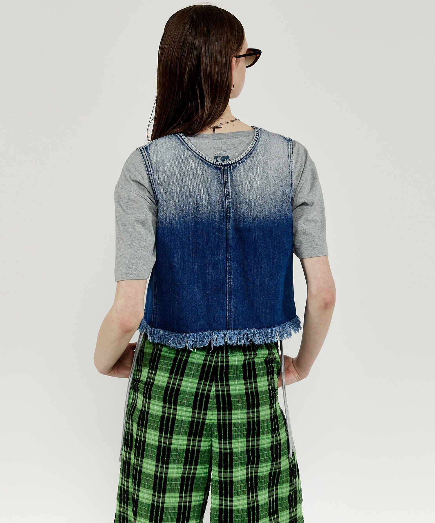 Gradation Denim Vest