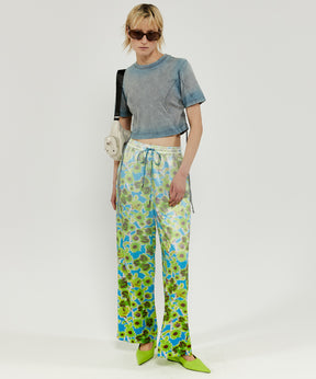 【SALE】Gradation Flower Pattern Easy Pants