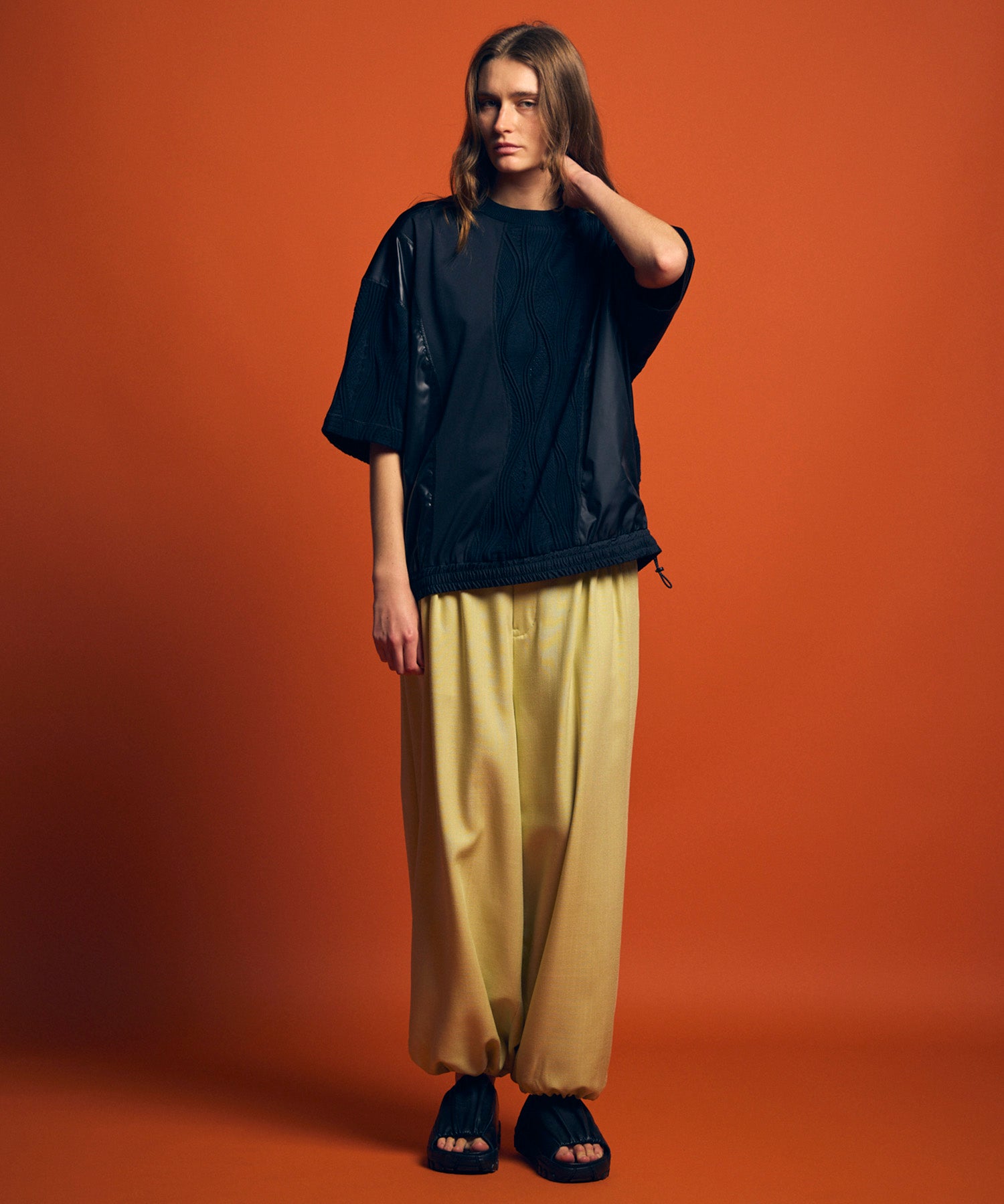 Buzzam-Tuck Prime-Wide Pants