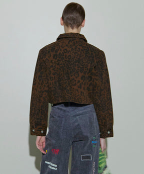 Leopard Compact Silhouette Jacket