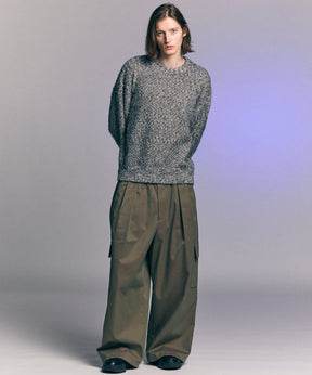 120/2/2 Suvin Cotton Gabardine Prime-Wide Cargo Pants