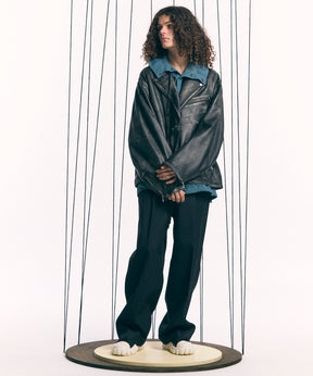 【PRE-ORDER】Washed Nylon Prime-Over Anorak Hoodie