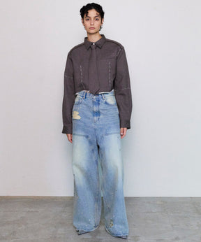 Baggy Denim Pants