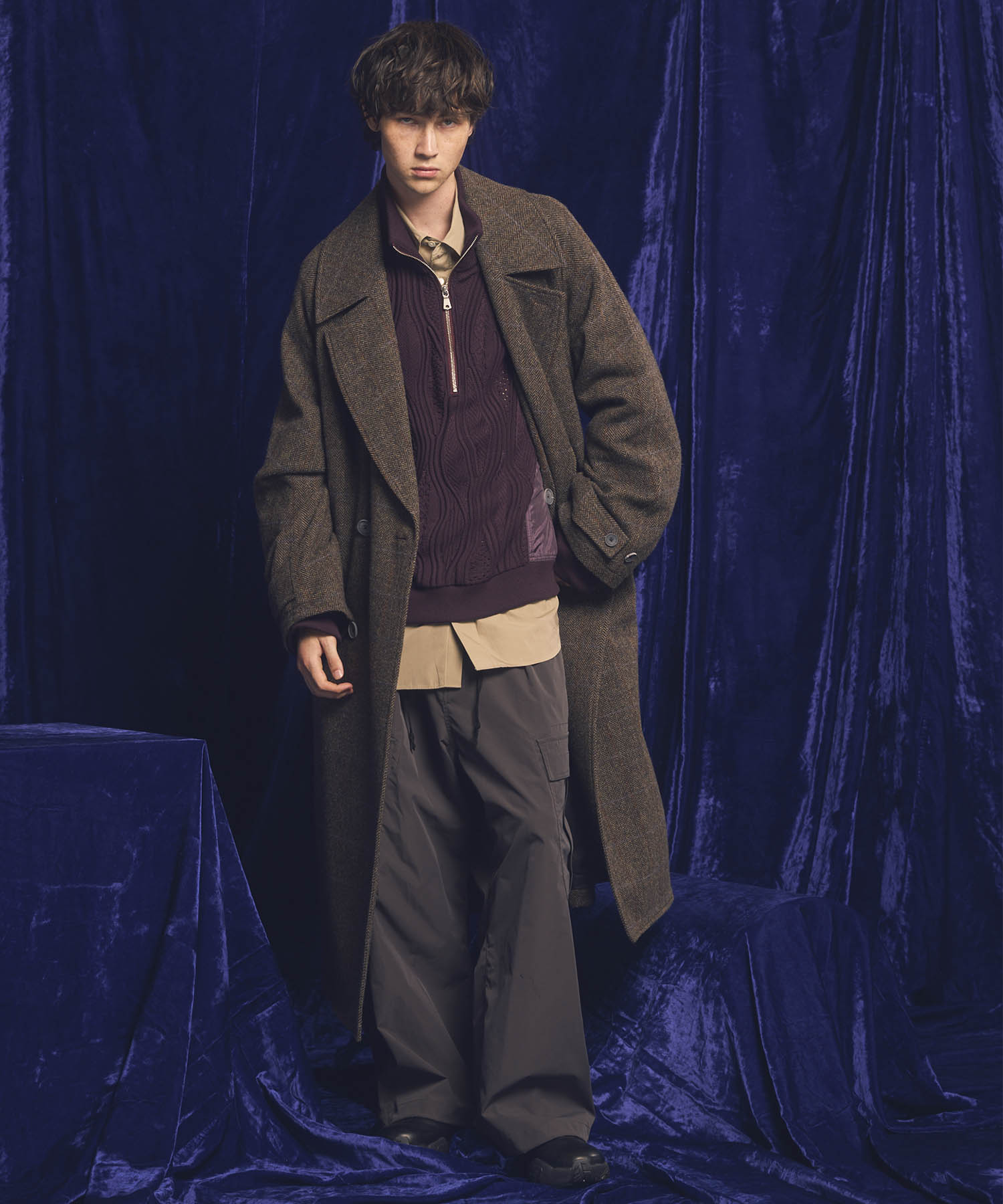 【Italian Dead Stock Fabric】Prime-Over Ulster Coat