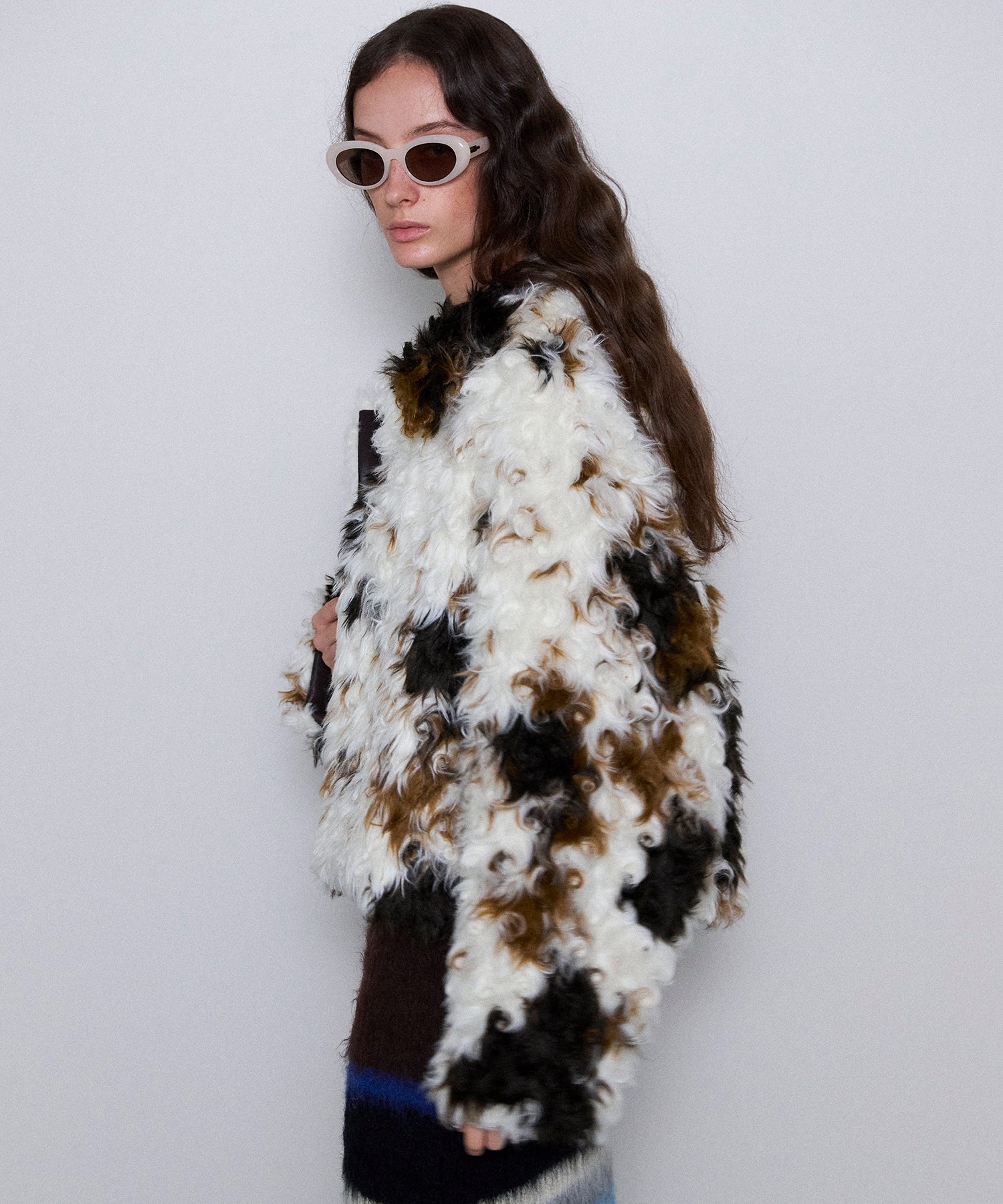 【24WINTER PRE-ORDER】Curl Faux Fur Coat