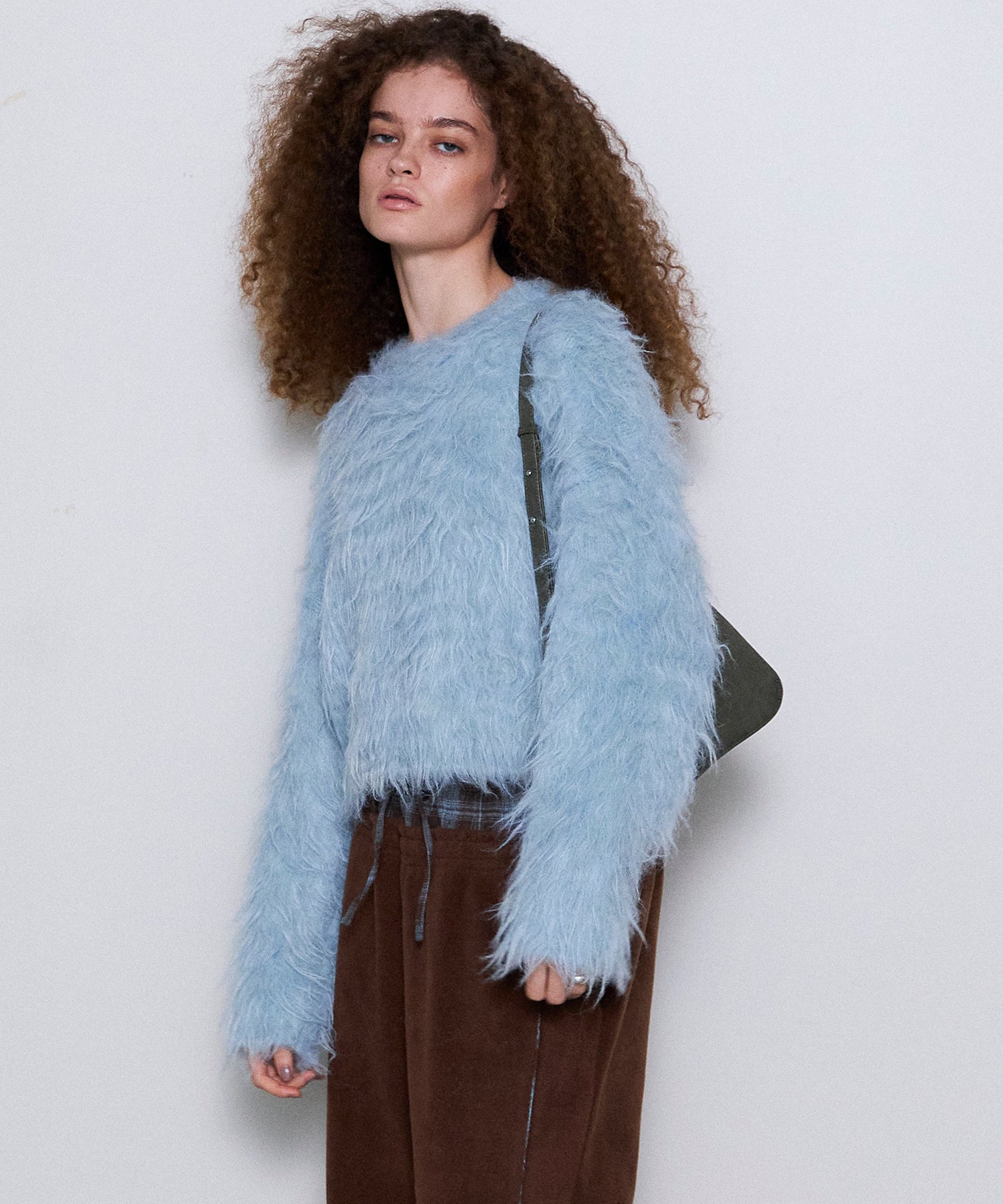 【24WINTER PRE-ORDER】Fluffy Shaggy Knit Pullover