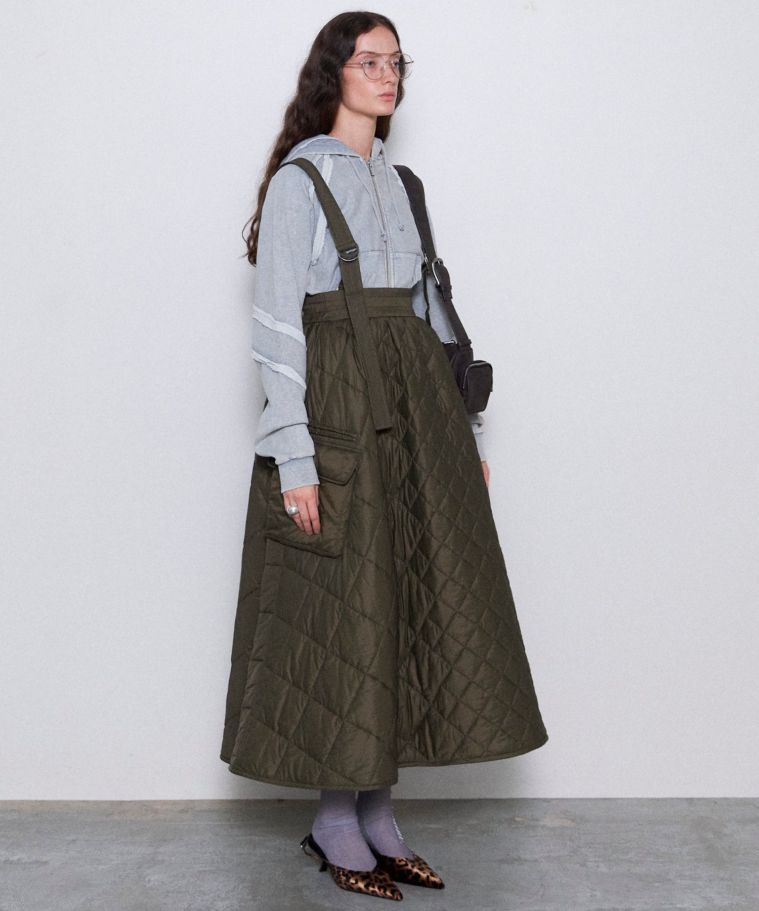 【24WINTER PRE-ORDER】2way Multi Quilted Skirt