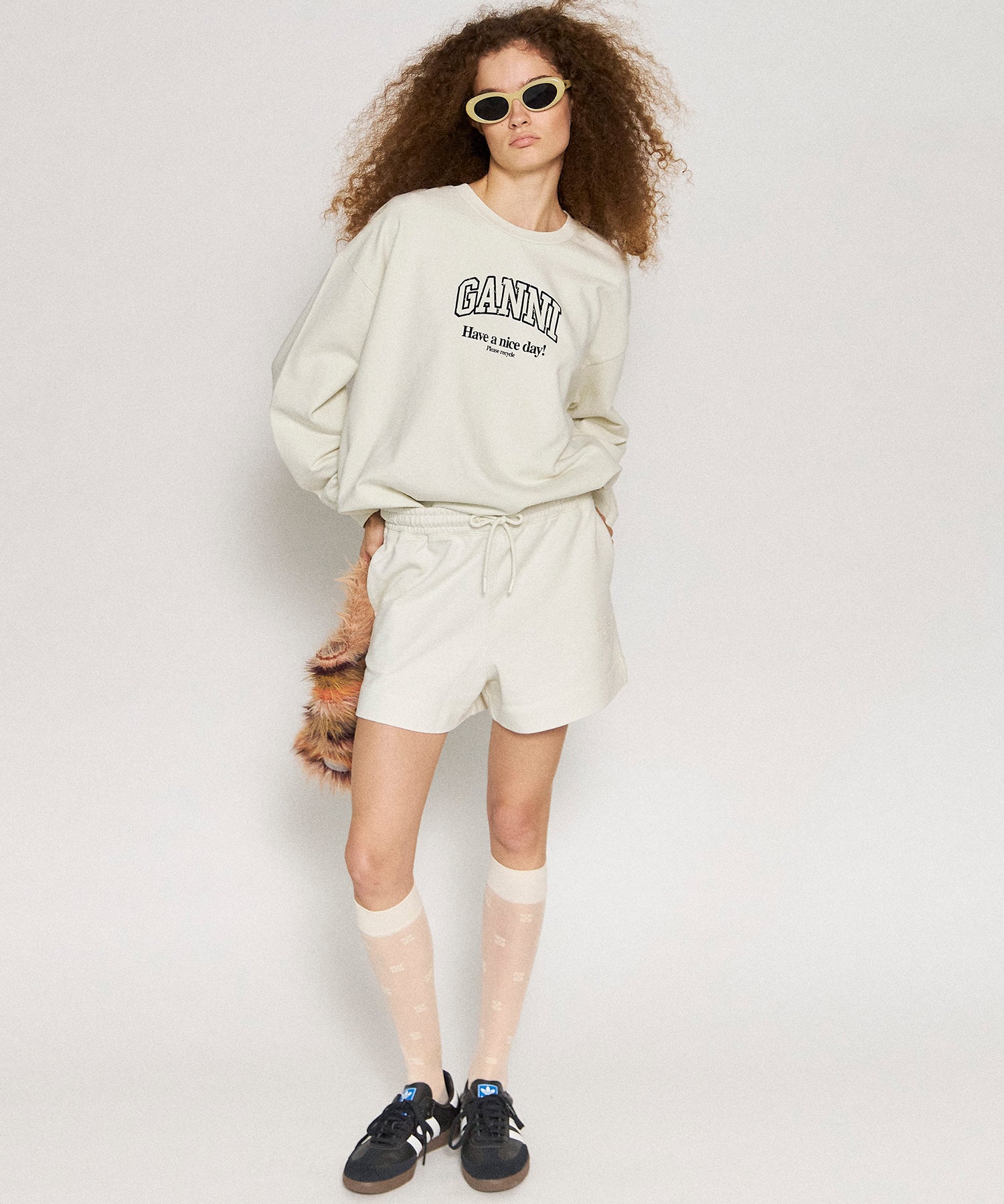 【GANNI】Isoli Ganni Oversized Sweatshirt