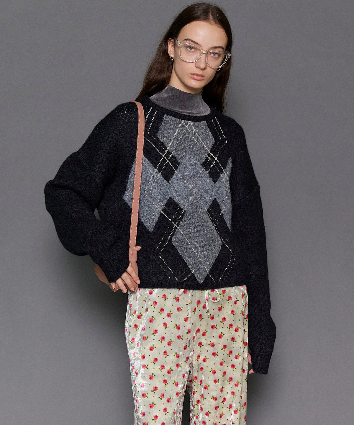 【24WINTER PRE-ORDER】Argyle Knit Tops