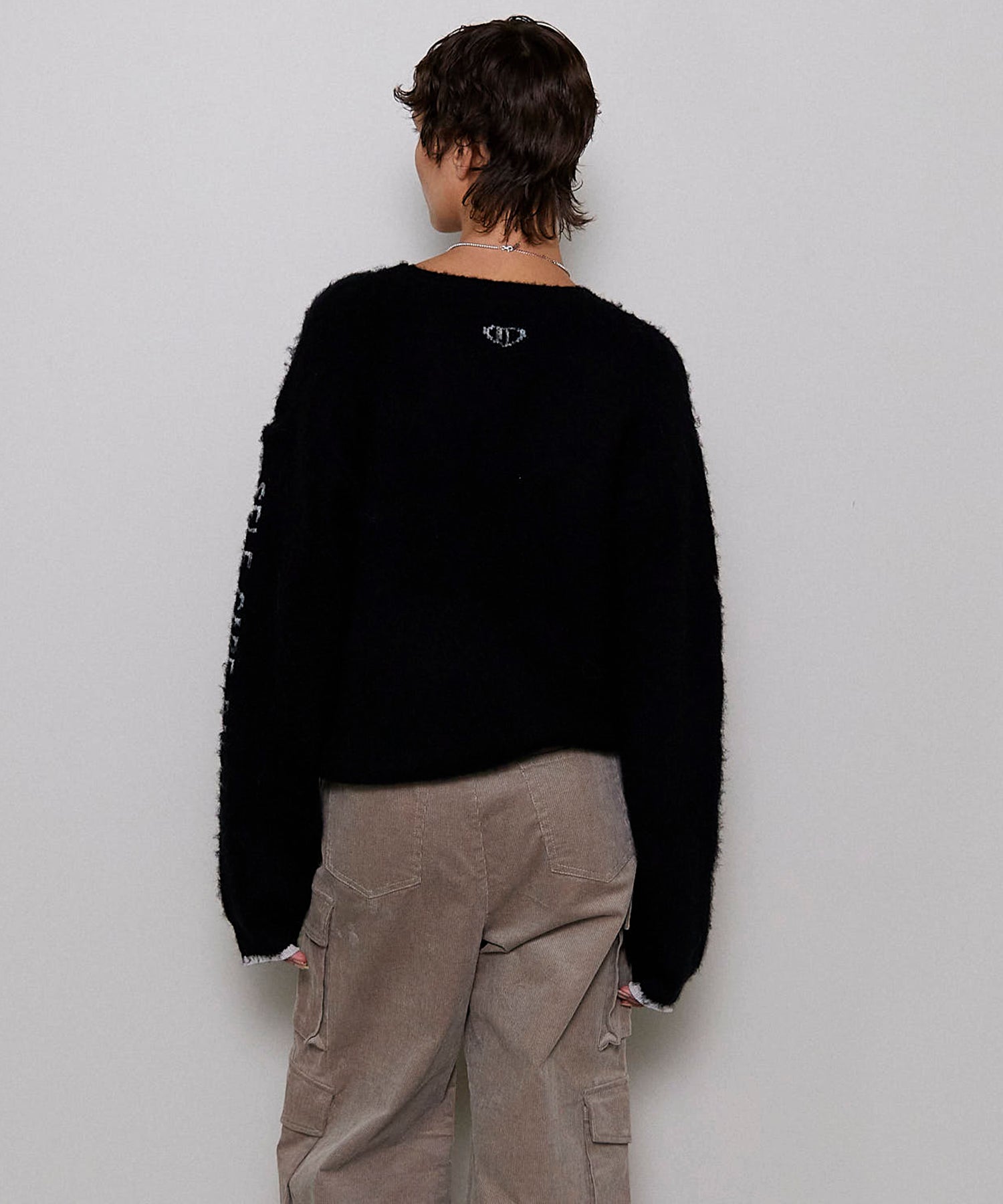 【PRE-ORDER】WELLBEING Logo Jacquard Knit Sweater