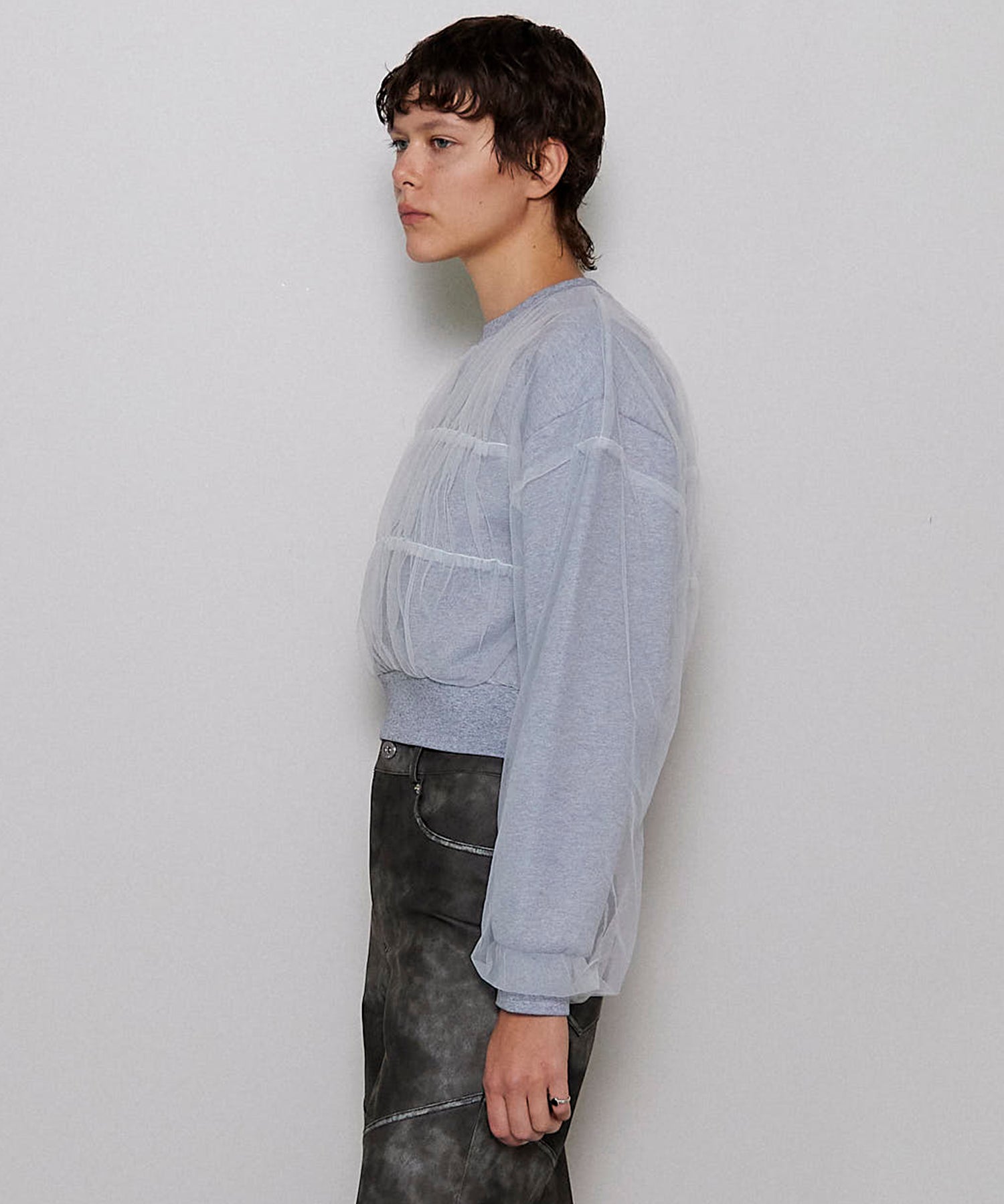 【PRE-ORDER】Tulle Layered Sweatshirt