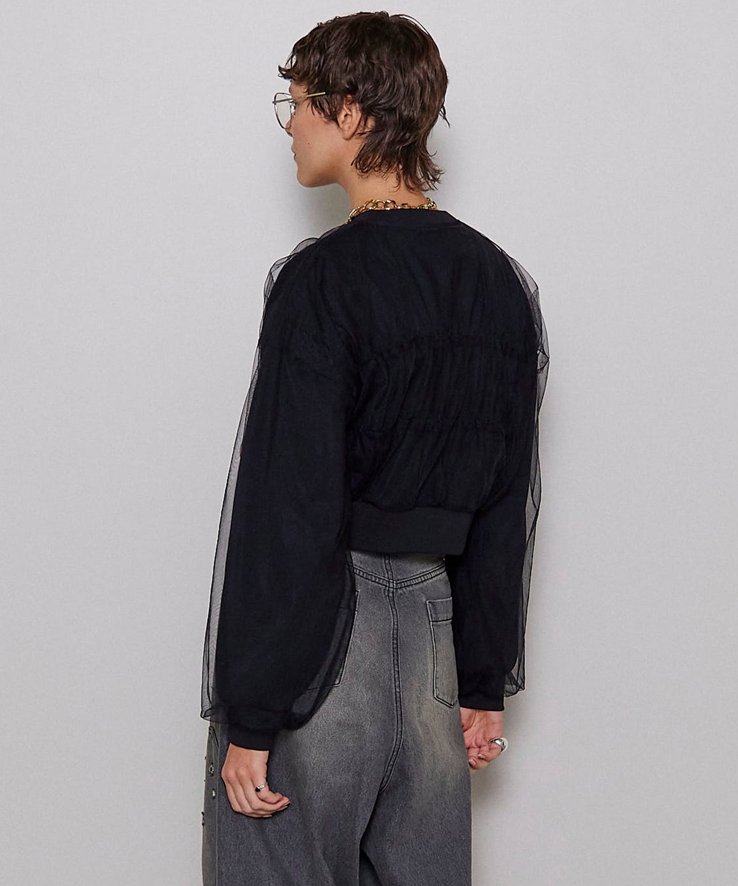 【PRE-ORDER】Tulle Layered Sweatshirt