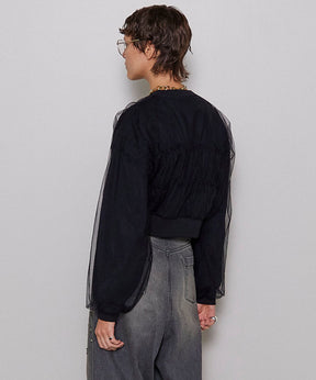 【PRE-ORDER】Tulle Layered Sweatshirt