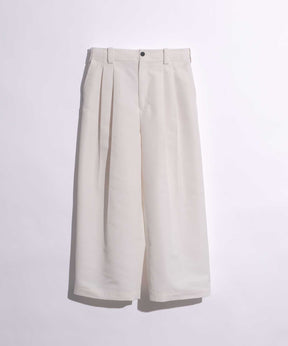 【SALE】【Italian Dead Stock Fabric】Multi Fabric Two-Tuck Wide Pants