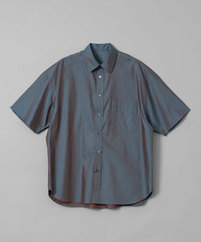 Cotton Silk Prime-Over Short Sleeve Shirt