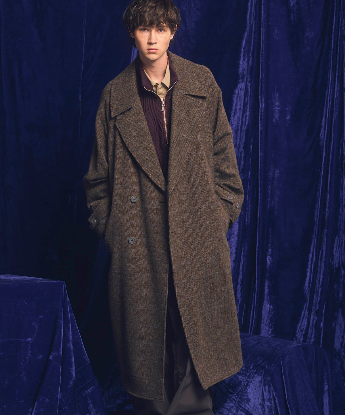 【Italian Dead Stock Fabric】Prime-Over Ulster Coat