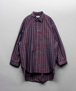 【Italian Dead Stock Fabric】Prime-Over Long Length Shirt Coat