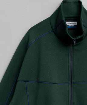 Prime-Over Cardboard Knit Track Jacket