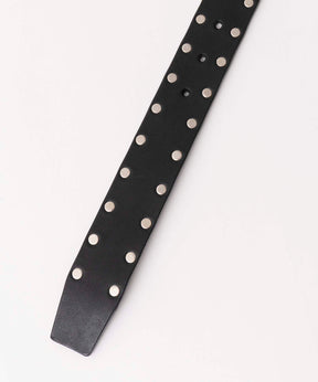 35mm Width Studs Leather Belt