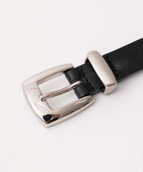 20mm Width Eyelet Leather Long Belt