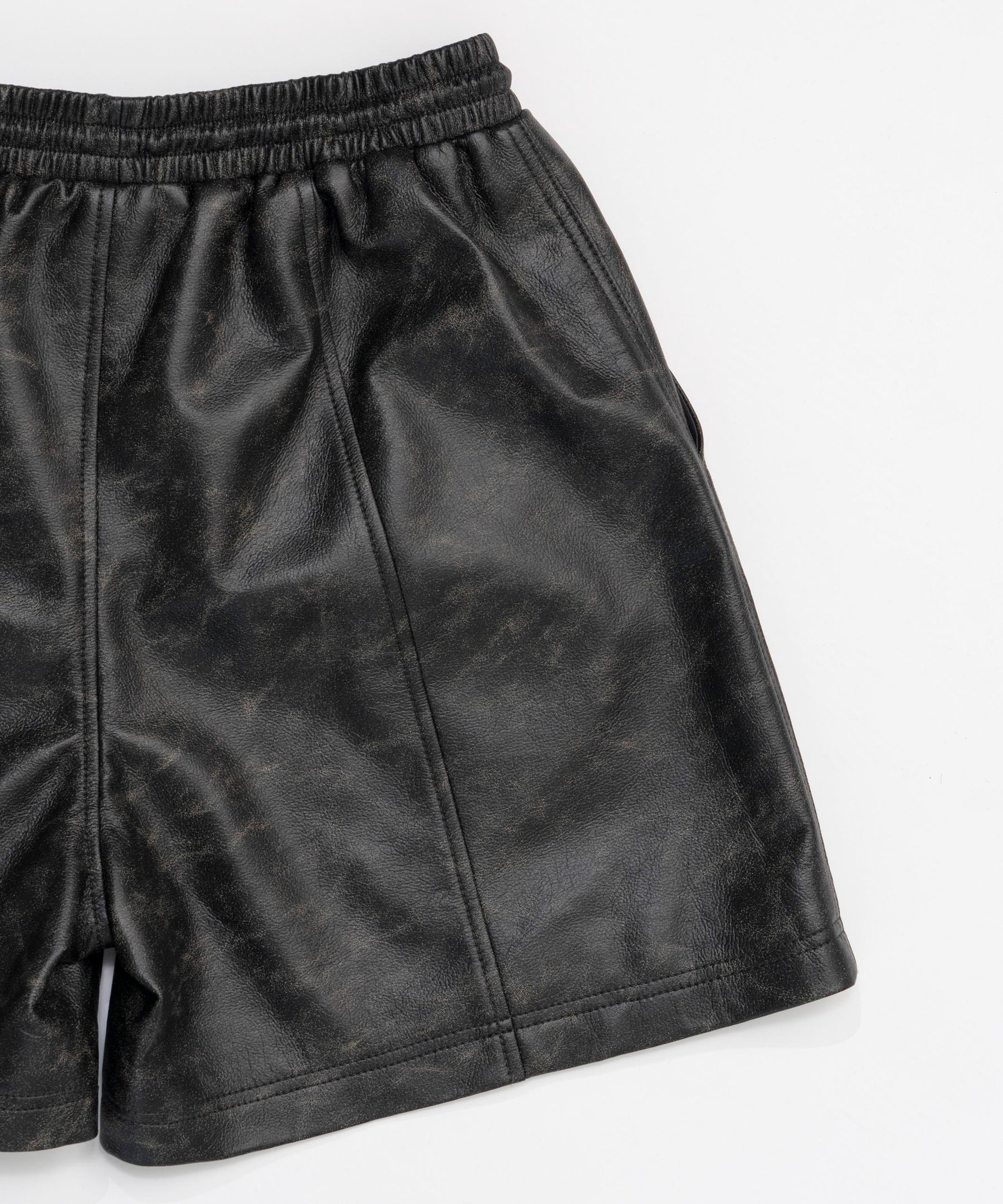 Vintage Vegan Leather Shorts