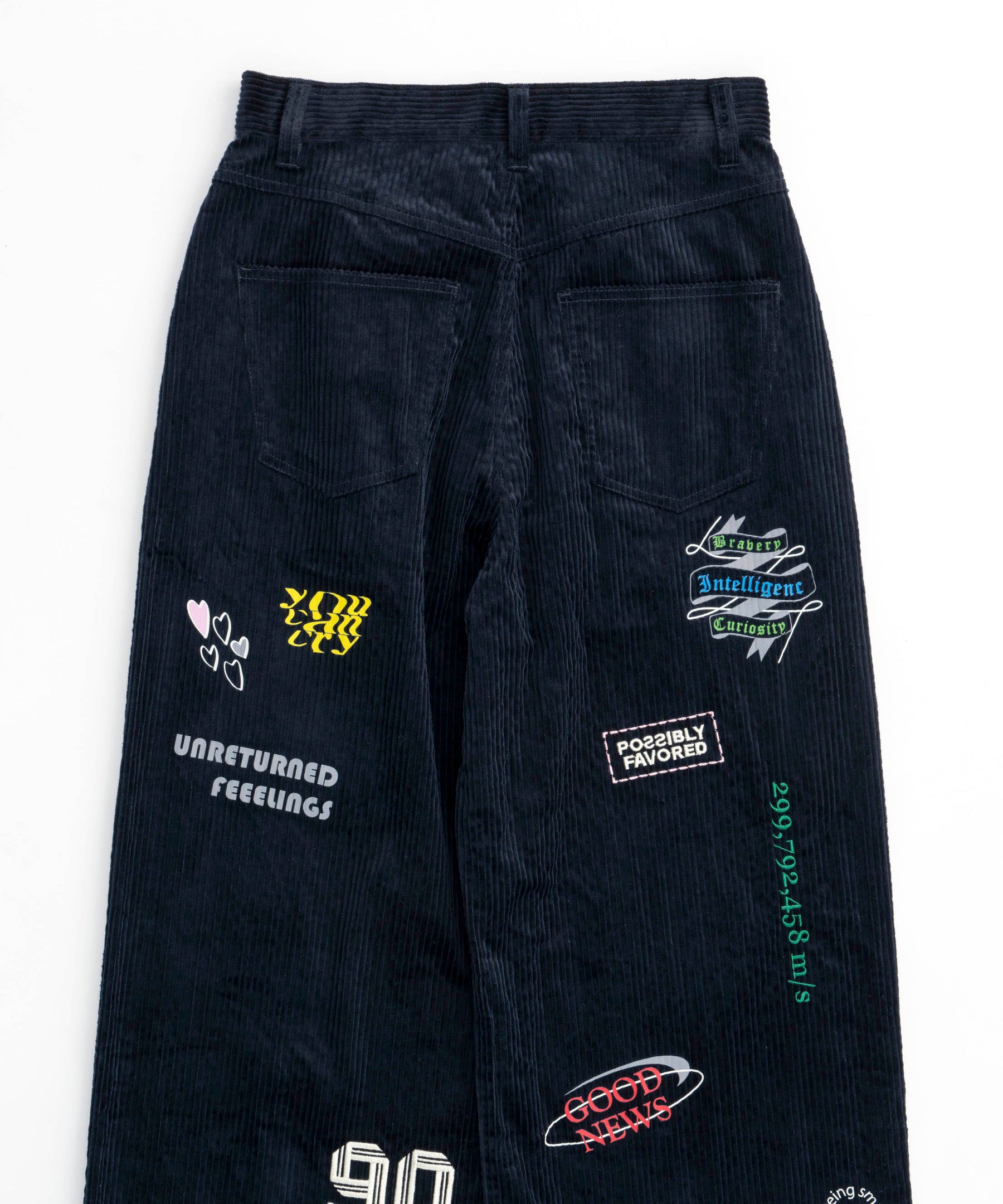 【PRE-ORDER】Corduroy Early Romance Graphic Pants