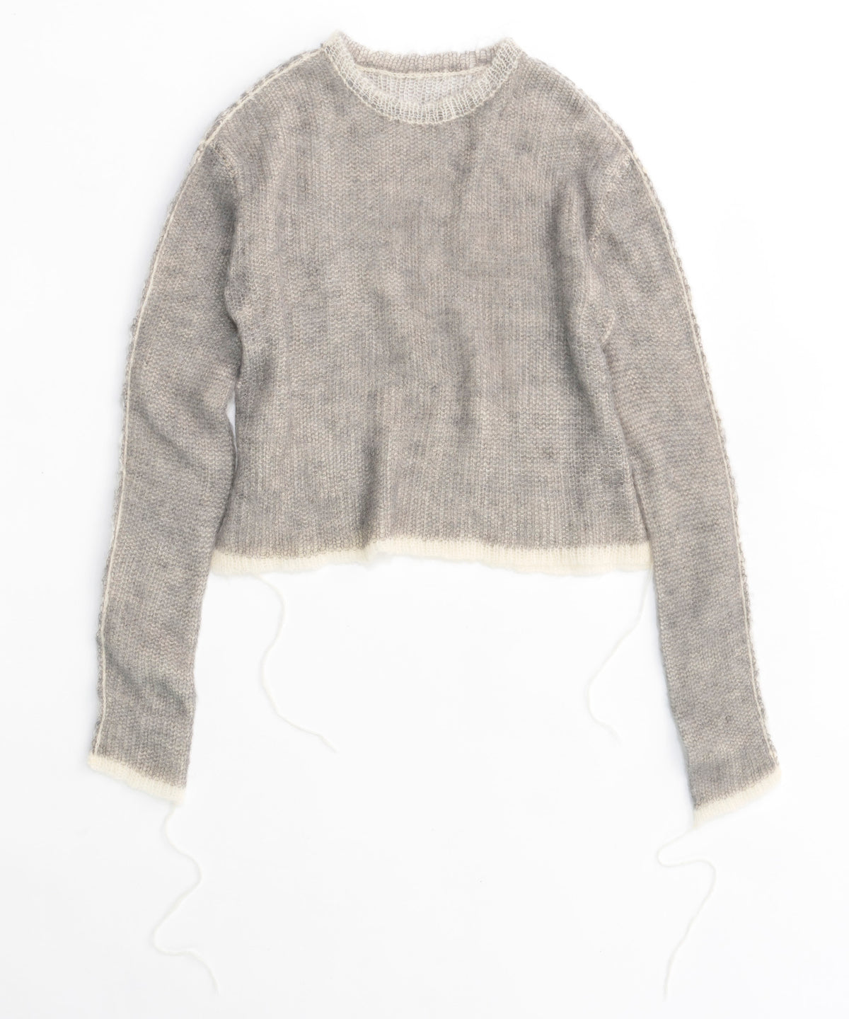 Reversible Mohair Knit Pullover