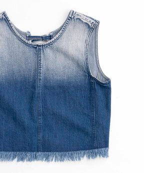 Gradation Denim Vest