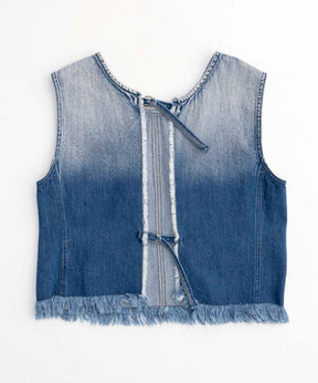 Gradation Denim Vest