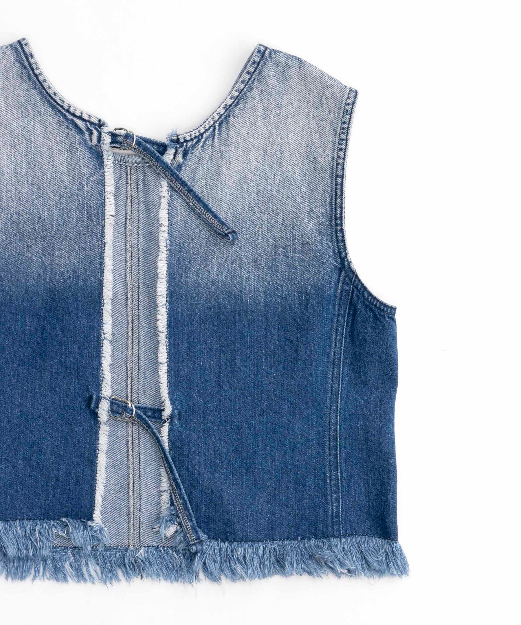 Gradation Denim Vest