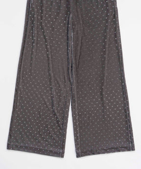 【PRE-ORDER】Glitter Dots Velor Pants