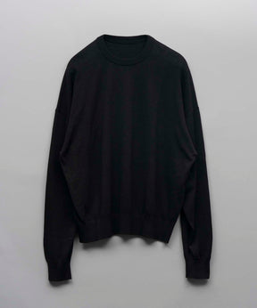 Prime-Over Slik Cotton Crew Neck Knit Pullover