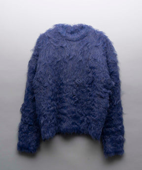 【24AW PRE-ORDER】Prime-Over Shaggy Crew Neck Knit Pullover