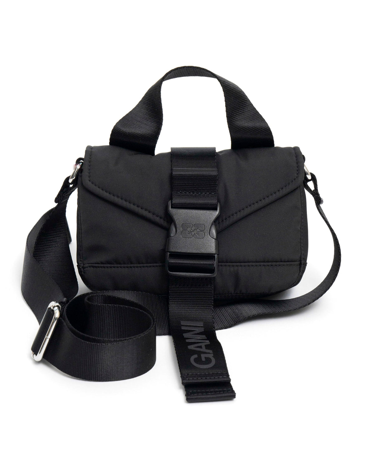 【GANNI】Recycled Tech Mini Satchel