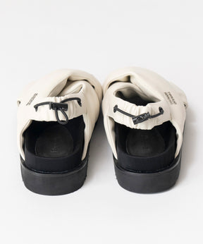 Cloth Puffer Sandals