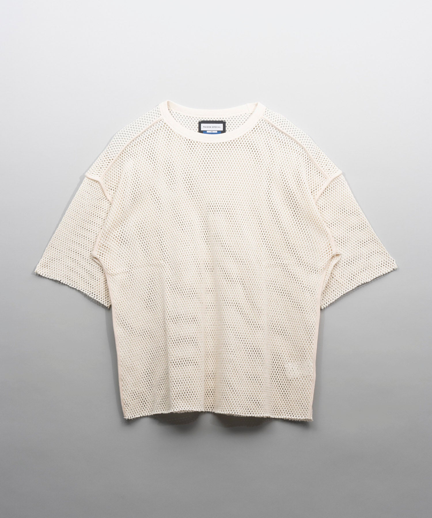 Prime-Over Mesh Crew Neck T-shirt