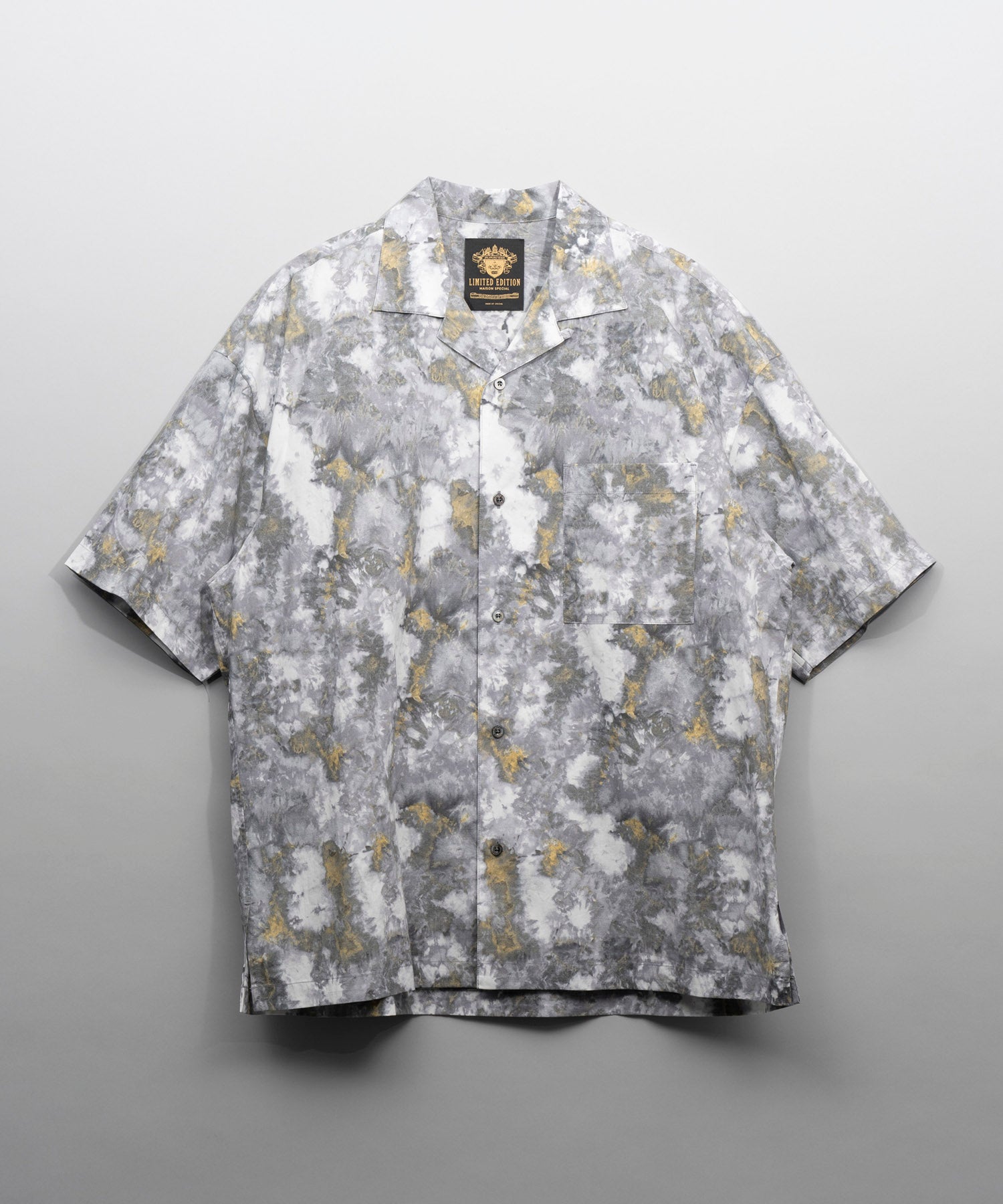 【LIMITED EDITION】Prime-Over Short Sleeve Open Collar Shirt