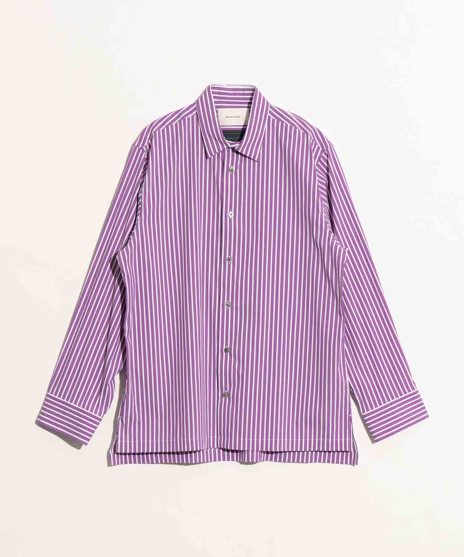 【SALE】【Italian Dead Stock Fabric】Dress-Over Square Cut Shirt