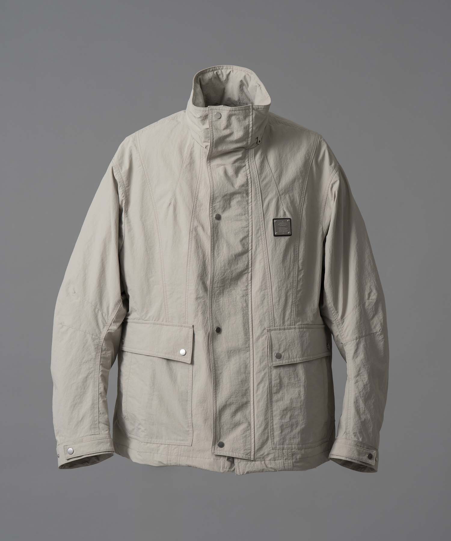 Washed Nylon Prime-Over Metal Plate Blouson