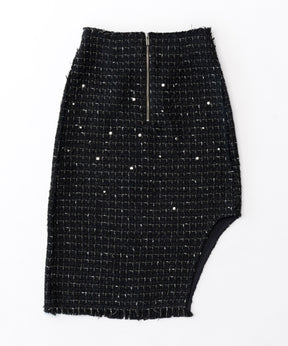 【SALE】Studded Asymmetric Skirt