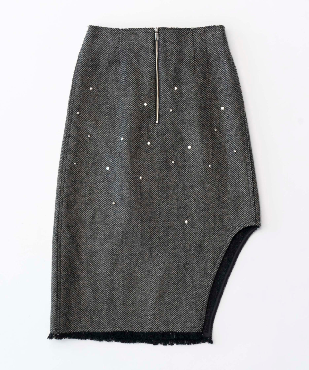 【SALE】Studded Asymmetric Skirt