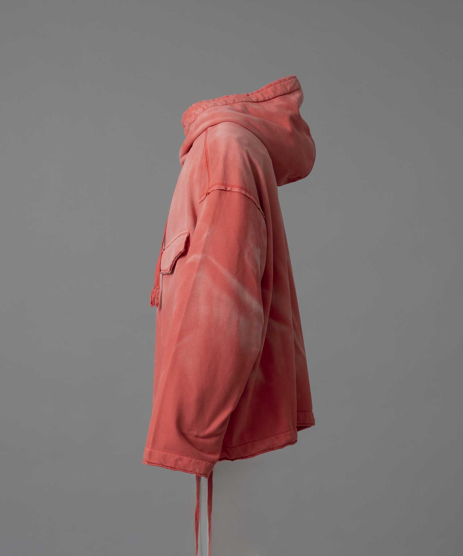 Sandblasting Sweat Prime-Over Salvage Parka