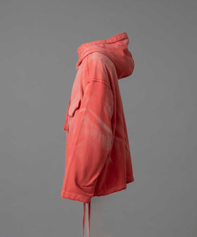 Sandblasting Sweat Prime-Over Salvage Parka