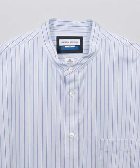 【THOMAS MASON】Prime-Over Band Collar Shirt