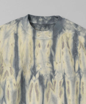 Hand Tie-Dye Sweat Prime-Over Crew Neck Pullover